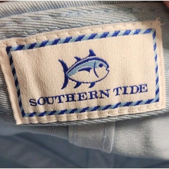 Southern Tide Mens Mini Skipjack Adjustable Cap Hat Light Blue - Picture 5 of 5